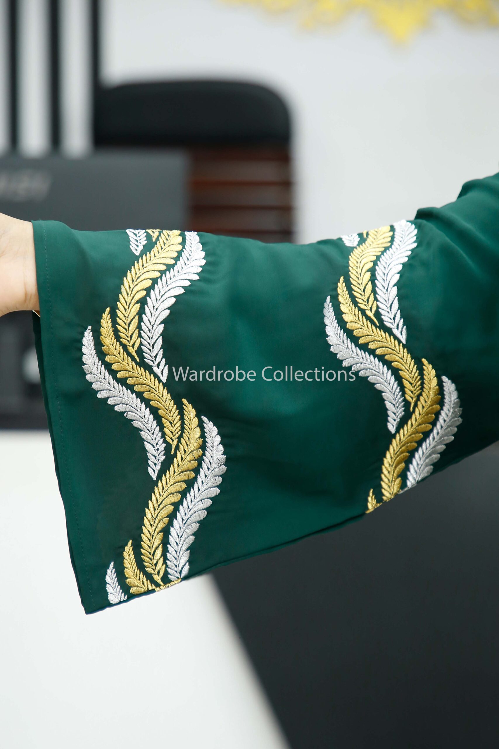 Premium borkha with Exclusive Embroidery AK - Image 11