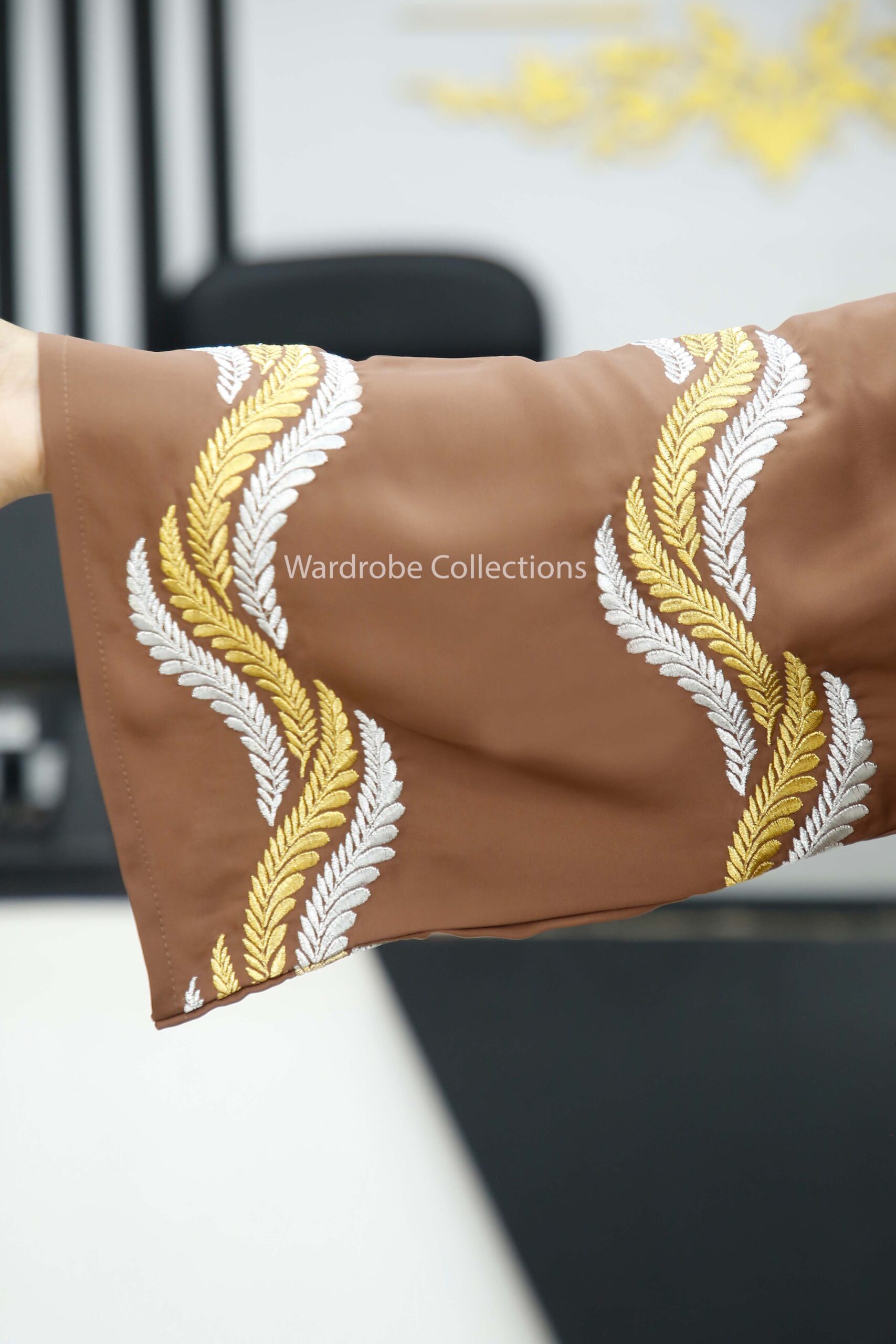 Premium borkha with Exclusive Embroidery AK - Image 8