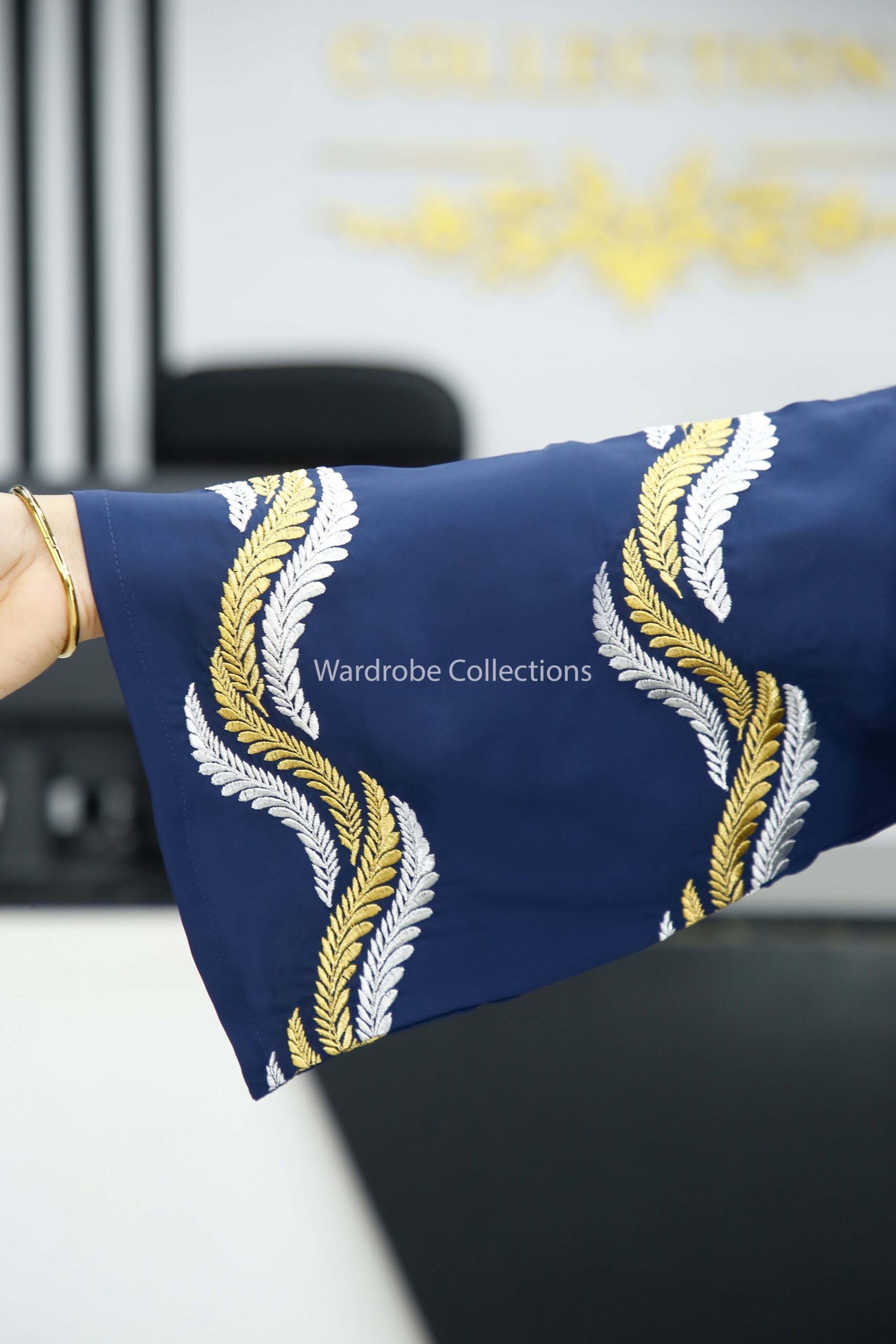 Premium borkha with Exclusive Embroidery AK - Image 5