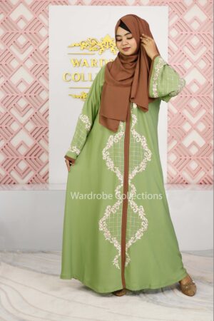 Premium borkha with Exclusive Embroidery MLT