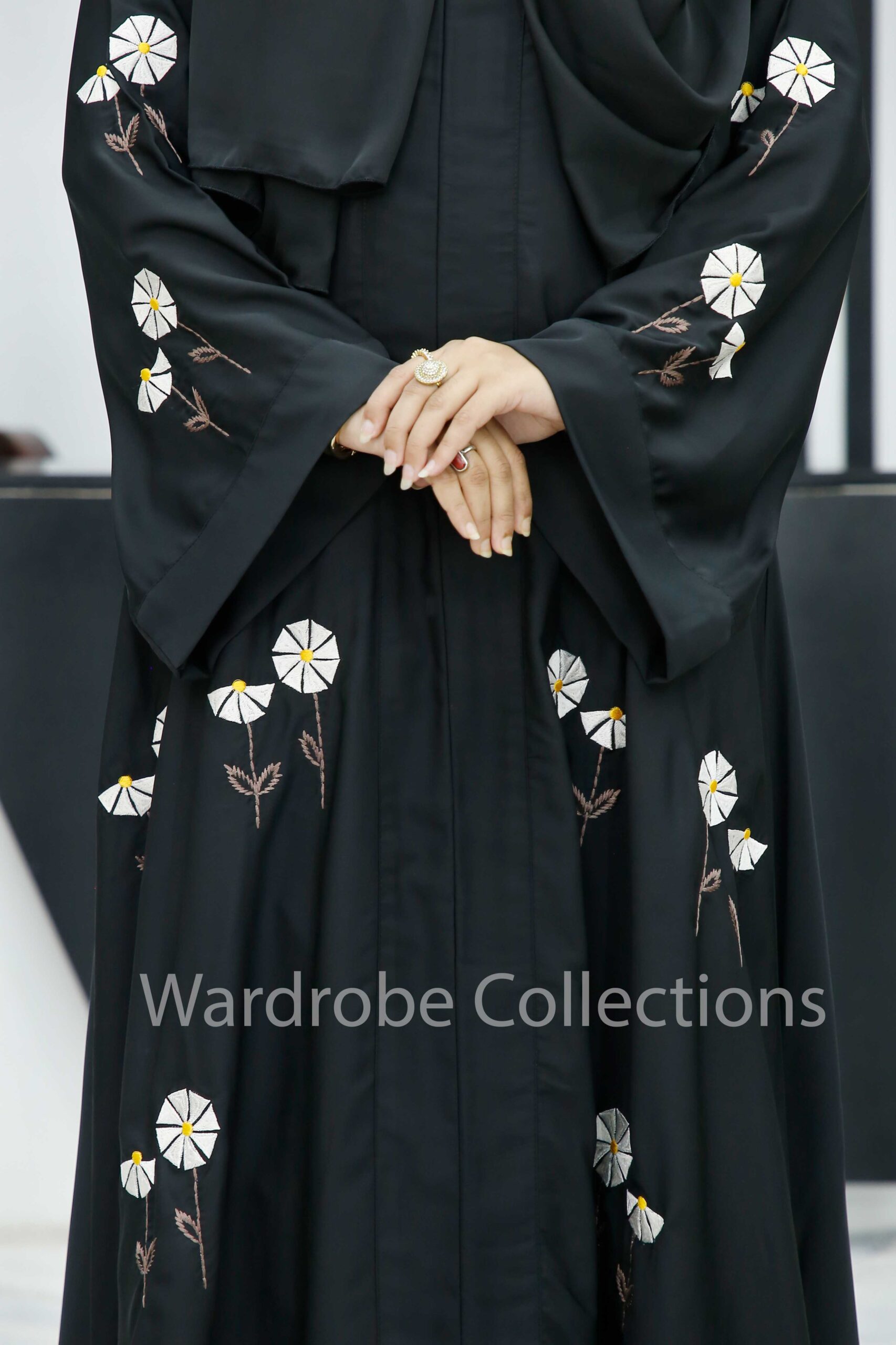 Premium borkha with Exclusive Embroidery NKT - Image 4
