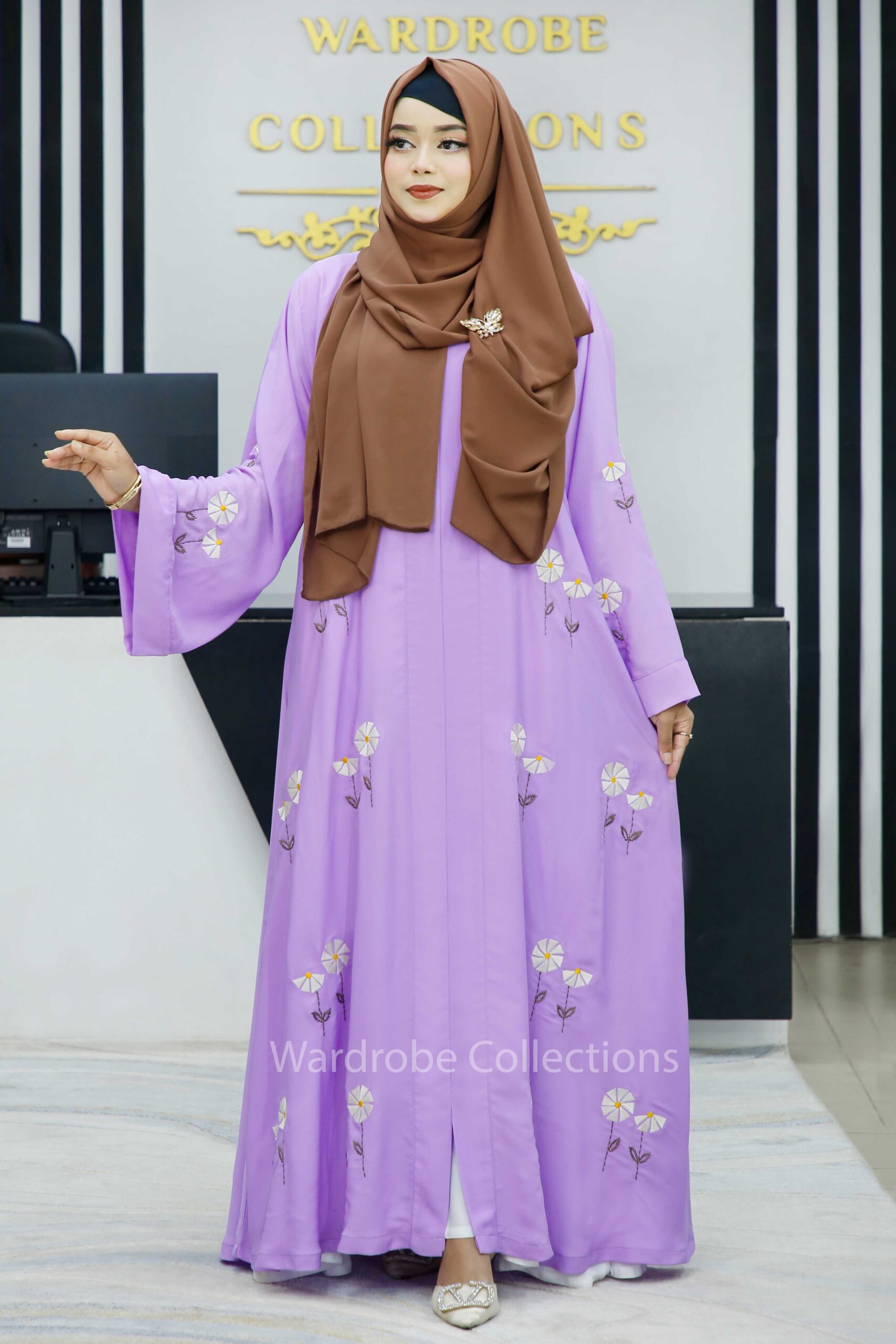 Premium borkha with Exclusive Embroidery NKT - Image 8