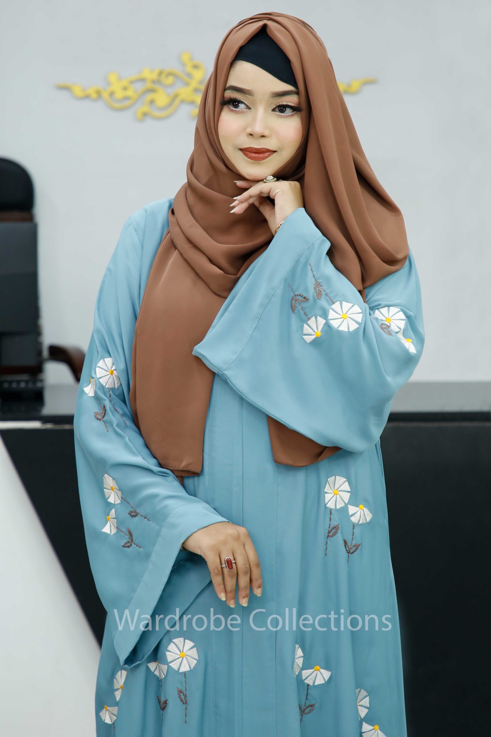 Premium borkha with Exclusive Embroidery NKT - Image 15