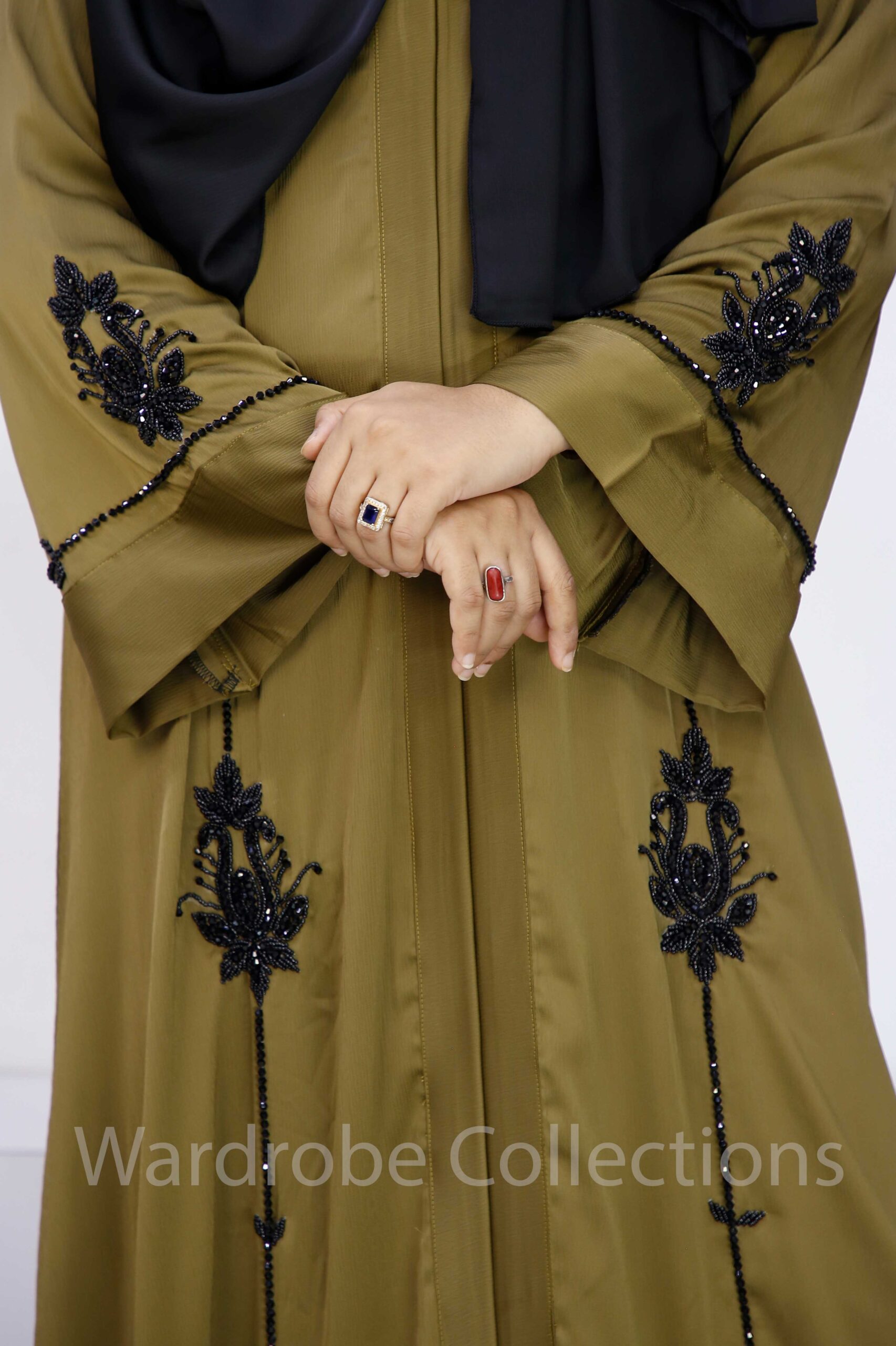 Premium borkha with Exclusive karchupi work ZCK - Image 9