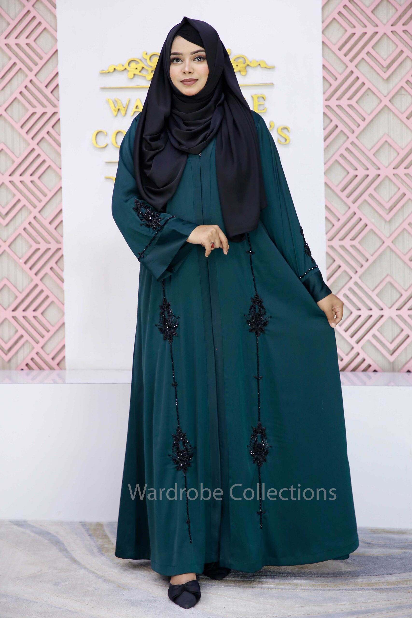 Premium borkha with Exclusive karchupi work ZCK - Image 11