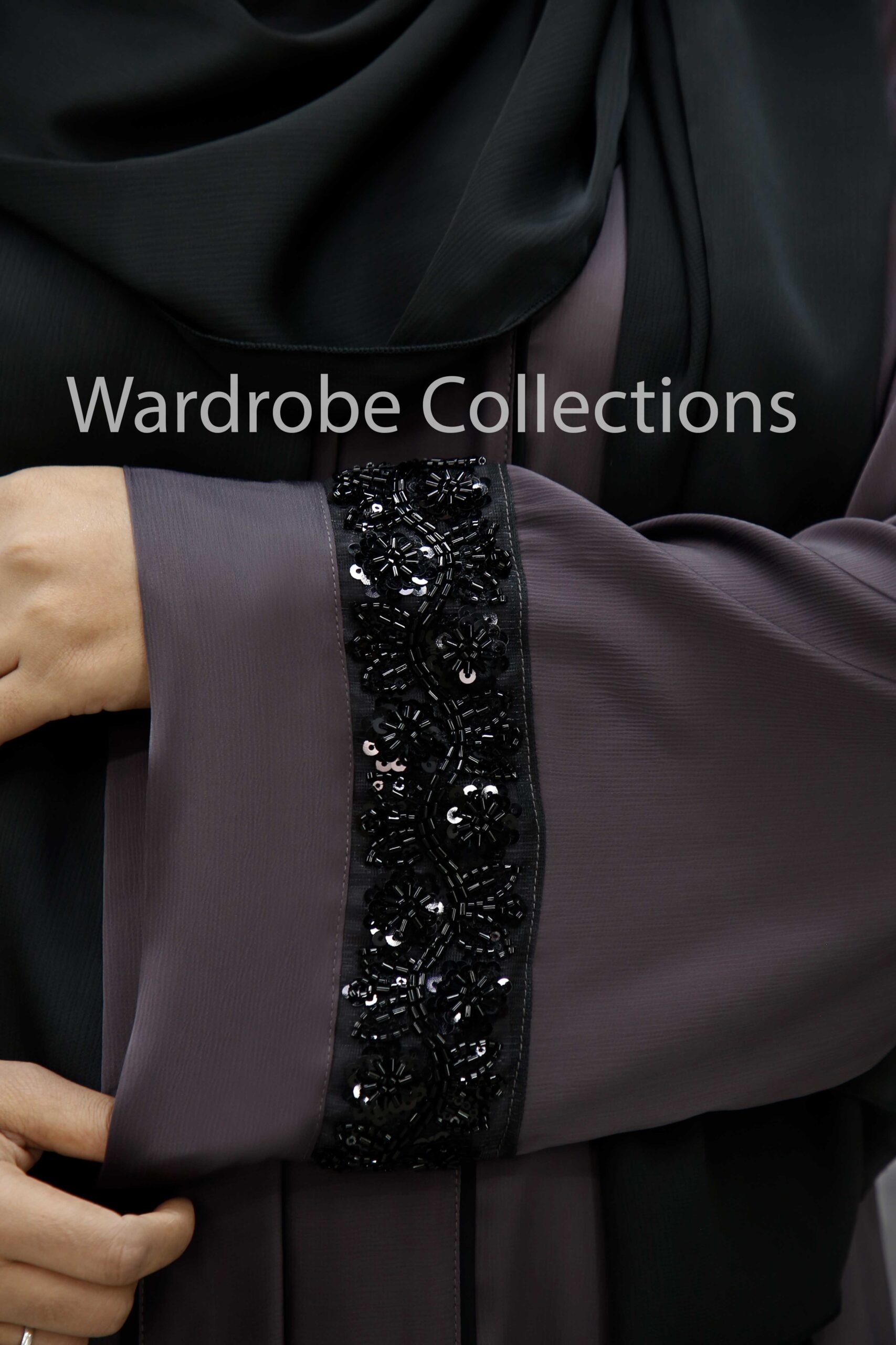 Premium borkha with Exclusive karchupi lace work ZLS - Image 12
