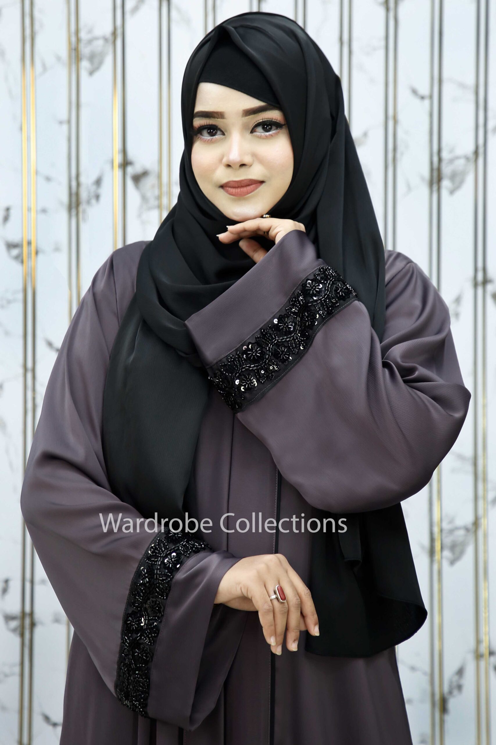 Premium borkha with Exclusive karchupi lace work ZLS - Image 13